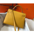 Borsa Hermes Kelly 28cm/32cm Giallo Epsom hardware dorato Borsa Hermes Kelly 28cm/32cm Giallo Epsom hardware dorato