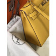 Borsa Hermes Kelly 28cm/32cm Giallo Epsom hardware dorato Borsa Hermes Kelly 28cm/32cm Giallo Epsom hardware dorato