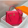 Borsa Hermes Kelly 28cm/32cm Rosa Epsom hardware dorato Borsa Hermes Kelly 28cm/32cm Rosa Epsom hardware dorato