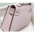 Borsa Hermes Kelly Mini II Malva pallido Epsom con hardware dorato