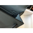 Borse Imitazioni Hermes Kelly Mini II Vert Amande Epsom con hardware dorato