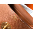 Borsa Hermes Lindy 26 cm Marrone con finiture dorate Borsa Hermes Lindy 26 cm Marrone con finiture dorate