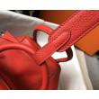 Borsa Hermes Lindy 26 cm Rosso con finiture dorate Borsa Hermes Lindy 26 cm Rosso con finiture dorate