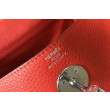 Borsa Hermes Lindy 26 cm Rosso con finiture dorate Borsa Hermes Lindy 26 cm Rosso con finiture dorate