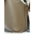 Borsa Hermes Picotin Lock 18/22 Etoupe grigia hardware argentato