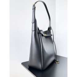 Borsa hobo grande Balenciaga Bel Air nera