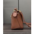 Borsa Loewe Featherlight Puzzle piccola Caffè