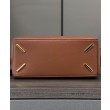 Borsa Loewe Featherlight Puzzle piccola Caffè