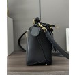 Borsa Loewe Featherlight Puzzle piccola Nero