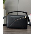Borsa Loewe Featherlight Puzzle piccola Nero