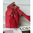 Borse Imitazioni Loewe Featherlight Puzzle piccola Rosso