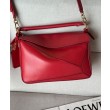 Borse Imitazioni Loewe Featherlight Puzzle piccola Rosso