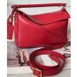 Borse Imitazioni Loewe Featherlight Puzzle piccola Rosso