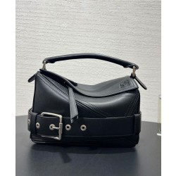 Borsa Loewe Large Puzzle Biker Nera
