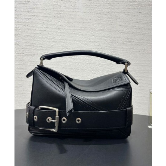Borsa Loewe Large Puzzle Biker Nera