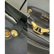 Borsa Loewe Madrid media morbida pelle di vitello nero