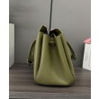 Borsa Loewe Madrid media morbida pelle di vitello oliva