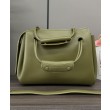 Borsa Loewe Madrid media morbida pelle di vitello oliva