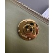 Borsa Loewe Madrid media morbida pelle di vitello oliva