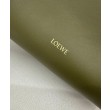 Borsa Loewe Madrid media morbida pelle di vitello oliva