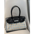 Borse a tracolla Hermès Birkin 29 in tela Toile H ricamata Nero Borse a tracolla Hermès Birkin 29 in tela Toile H ricamata Nero
