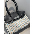 Borse a tracolla Hermès Birkin 29 in tela Toile H ricamata Nero Borse a tracolla Hermès Birkin 29 in tela Toile H ricamata Nero
