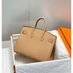 Borse Hermes Birkin 25cm/30cm Camel Clemence hardware dorato