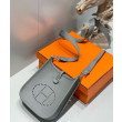 Borse Hermes Evelyne III TPM grigio Clemence