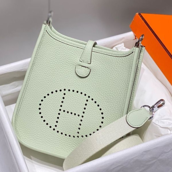 Borse Hermes Evelyne III TPM verde Clemence