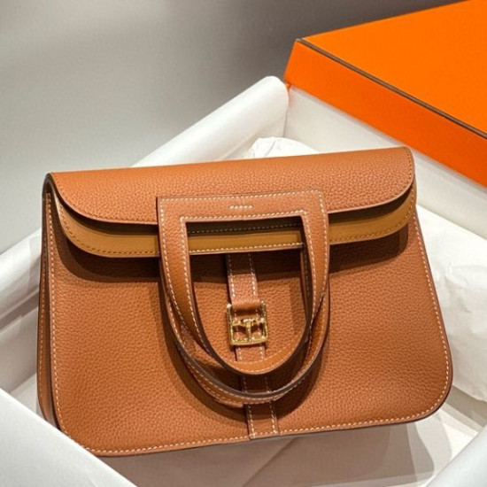 Borse Hermes Halzan 25 marrone clemence Borse Hermes Halzan 25 marrone clemence