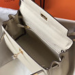 Borse Hermes Kelly 25cm Sellier Beige Epsom