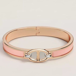 Qualità superiore replica Bracciale Hermes Mini Clic Chaine d'Ancre Rosa