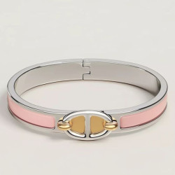 Qualità superiore replica Bracciale Hermes Mini Clic Chaine d'Ancre Rosa