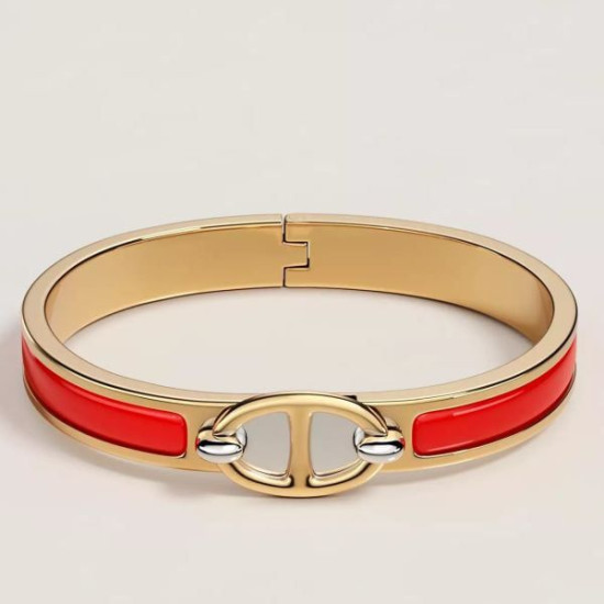 Bracciale Hermes Mini Clic Chaine d'Ancre Rosso Bracciale Hermes Mini Clic Chaine d'Ancre Rosso