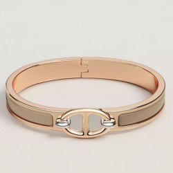 Bracciale Hermes Mini Clic Chaine d'Ancre sabbia