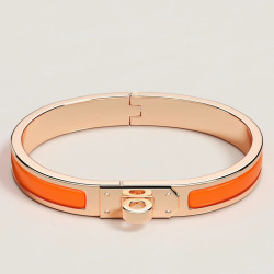 Bracciale Hermes Mini Clic Kelly arancia