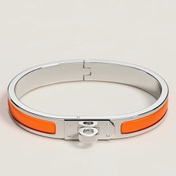 Bracciale Hermes Mini Clic Kelly arancia