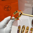 Bracciale Hermes Mini Clic Kelly arancia Bracciale Hermes Mini Clic Kelly arancia