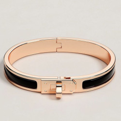 Pari all'originale replica Bracciale Hermes Mini Clic Kelly nero
