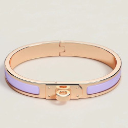 Bracciale Hermes Mini Clic Kelly viola