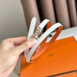 Cintura reversibile Hermes Ancre 13MM donna Epsom Arancia