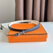 Cintura reversibile Hermes Ancre 13MM donna Epsom Bianco