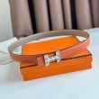 Cintura reversibile Hermes H Medor 24MM Epsom Grigio