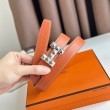 Cintura reversibile Hermes H Medor 24MM Epsom Grigio