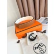 Pari all'originale replica Cintura reversibile Hermes Luck 38 mm con fibbia nera Epsom