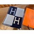 Pari all'originale replica Coperta Hermes Avalon III Blu