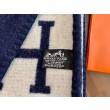 Pari all'originale replica Coperta Hermes Avalon III Blu