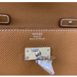 Qualità da grande replica di alta qualit&agrave; Portafoglio Hermes Kelly Classique To Go Epsom marrone