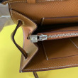 Qualità da grande replica di alta qualit&agrave; Portafoglio Hermes Kelly Classique To Go Epsom marrone