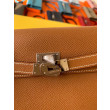 Qualità da grande replica di alta qualit&agrave; Portafoglio Hermes Kelly Classique To Go Epsom marrone